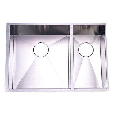 Gourmetier KUS292010DBNL Undermount Double Bowl Kitchen Sink Kitchen Sink Kingston Brass Default Title